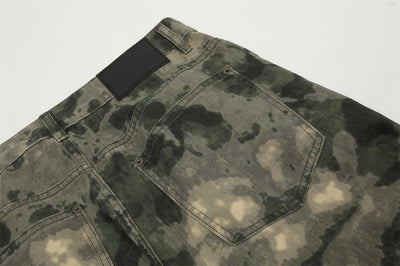 Pantalones de Trabajo Camuflaje Tie-dye Multi-bolsillos para Montaña - Image 13
