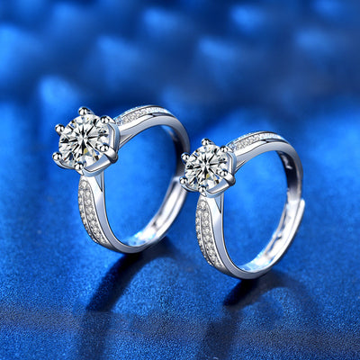 Anillo de Plata Esterlina con Moissanita para Mujer - Image 8