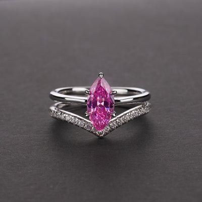 Anillo Ojo de Caballo con Zafiro Artificial en Plata - Image 7
