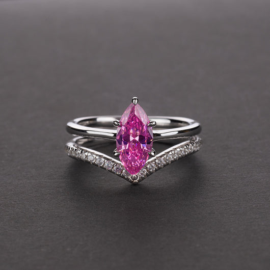 Anillo Ojo de Caballo con Zafiro Artificial en Plata - Image 7