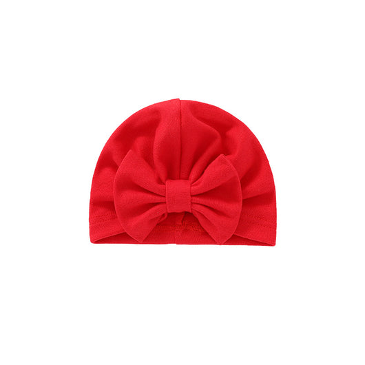 Gorro de Bebé Recién Nacido con Lazo Grande - Diseño Europeo y Americano - Image 3