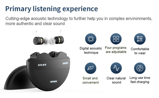 Amplificador Digital Recargable Intraaural para Adultos Mayores - Image 6