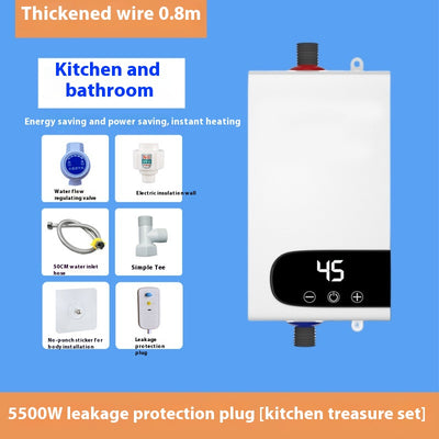Calentador de Agua Instantáneo 3500W-5500W sin Tanque para Ducha y Cocina - Image 11