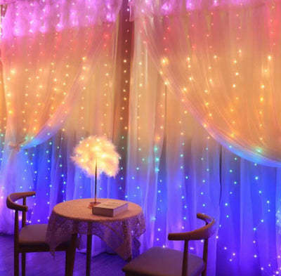 Luces de Cortina LED con Ganchos para Navidad, Bodas y Decoración - Image 7