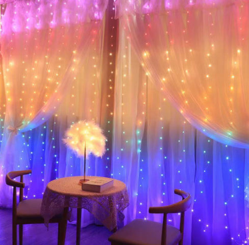Luces de Cortina LED con Ganchos para Navidad, Bodas y Decoración - Image 7