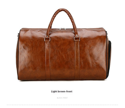 Maleta de Viaje Ejecutiva PU Capacidad Grande - Bolsa Retro para Viajes Cortos - Image 26