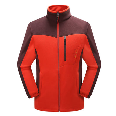 Cardigan de Polar Cálido para Parejas con Contraste de Colores - Image 21