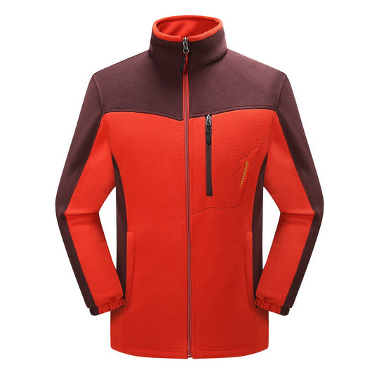 Cardigan de Polar Cálido para Parejas con Contraste de Colores - Image 21