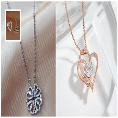 Collar Trébol de Cuatro Hojas Desmontable con Circones - Cadena Corta Multiuso para Mujer - Image 46