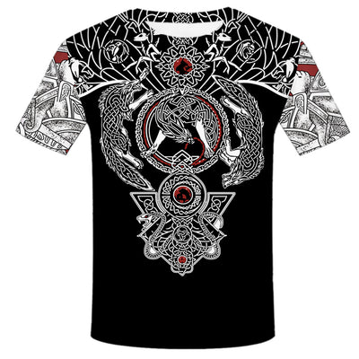 Playera Hombre Viking Tattoo - Diseño Moderno PLstar Cosmos - Image 2