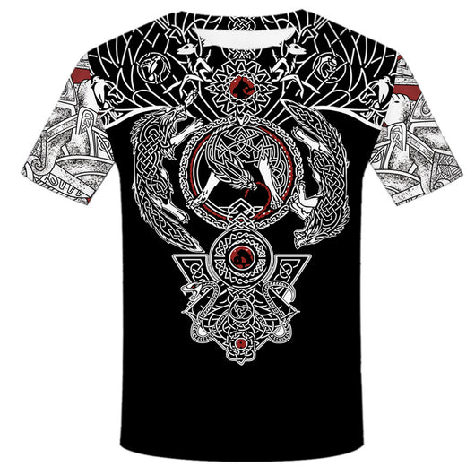 Playera Hombre Viking Tattoo - Diseño Moderno PLstar Cosmos - Image 2