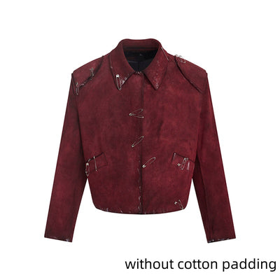 Abrigo Acolchado para Hombre con Forro Decorativo y Broches - Image 7