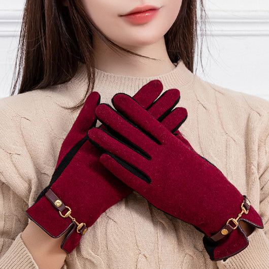 Guantes de Cachemira para Mujer Otoño Invierno - Image 2