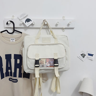 Mochila Tote Ligera Estilo Cute para Adolescentes y Estudiantes Universitarios - Image 3