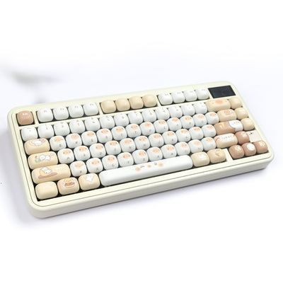 Juego Completo de Keycaps Gato Steamed Bread 7u Complementario