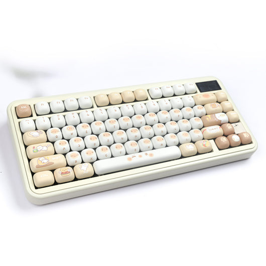 Juego Completo de Keycaps Gato Steamed Bread 7u Complementario