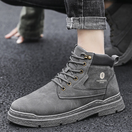 Zapatillas Altas Estilo Coreano para Hombre - Diseño Trendy - Image 7