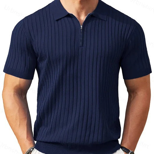 Polo Deportivo Hombre Manga Corta con Cierre - Estilo Golf Casual - Image 12