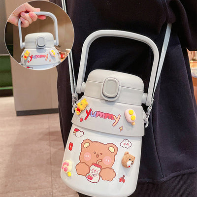 Vaso Térmico Infantil de Acero Inoxidable con Popote - Image 16
