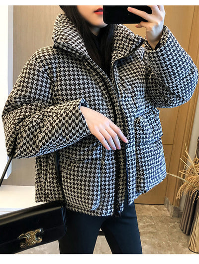 Abrigo de Algodón Suelto para Otoño Invierno - Diseño Moderno y Versátil - Image 11