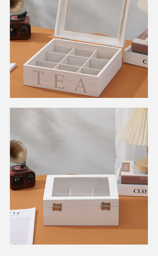 Caja Organizadora de Café con Compartimentos y Tapa Transparente - Image 13