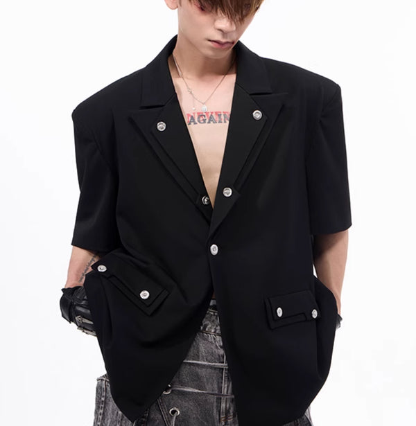 Chaqueta de Verano con Hombreras para Hombre