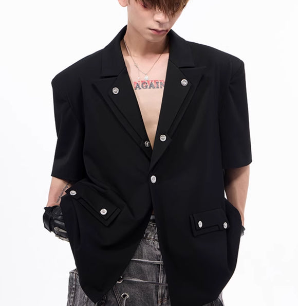 Chaqueta de Verano con Hombreras para Hombre