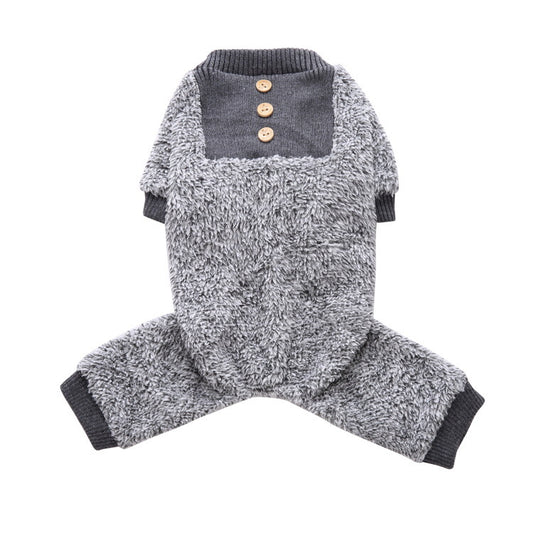 Pijama Térmico Grueso Rayas Cebra Felpa Invierno