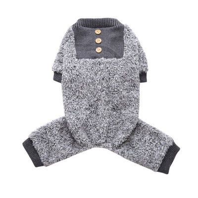 Pijama Térmico Grueso Rayas Cebra Felpa Invierno