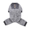 Pijama Térmico Grueso Rayas Cebra Felpa Invierno
