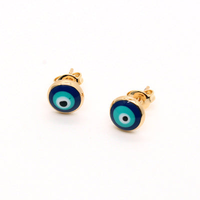 Aretes Vintage Esmaltados Redondos para Mujer - Image 8