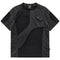 Playera Hombre Verano Diseño Patchwork Tejido Aguja Manga Corta