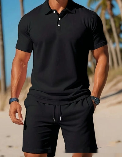 Conjunto de Playera y Shorts Deportivos de Malla para Playa - Cómodo y Transpirable - Image 10