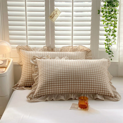Funda de Almohada 100% Algodón con Volantes - Individual Lavado - Image 37