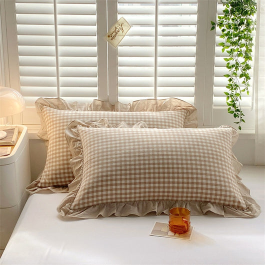 Funda de Almohada 100% Algodón con Volantes - Individual Lavado - Image 37