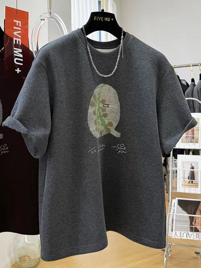 Playera Corta Estilo Occidental Púrpura Gruesa Premium - Image 20