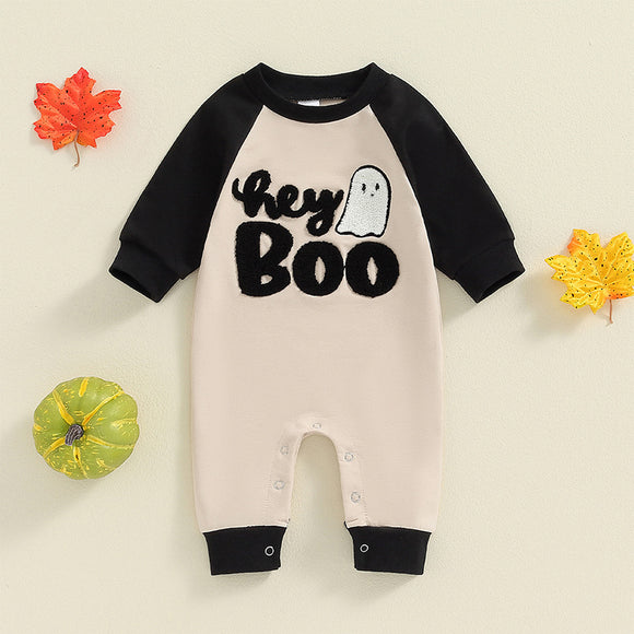 Mono Halloween para Bebé - Romper Largo a Juego