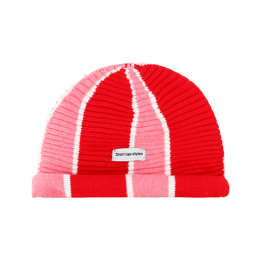 Gorro Tejido Rayado Colorblock Estilo Occidental - Image 3
