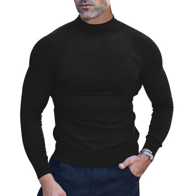 Suéter de Cuello Medio en Cashmere para Hombre - Image 8