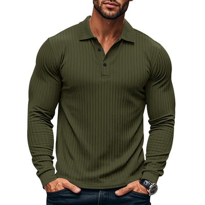 Camisa Casual Clásica para Hombre con Solapa y Botones - Image 14