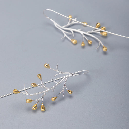 Aretes Étnicos Rama Artesanal - Image 9