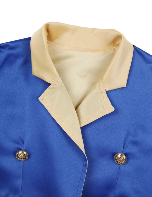 Esmoquin Elegante con Cuello Diagonal para Disfraz de Halloween - Image 12
