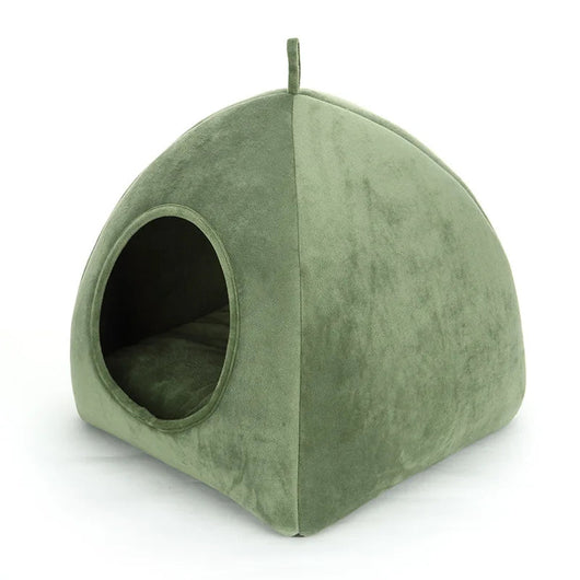 Cama Semiencerrada para Mascotas de Algodón - Nido Cálido Protector - Image 8