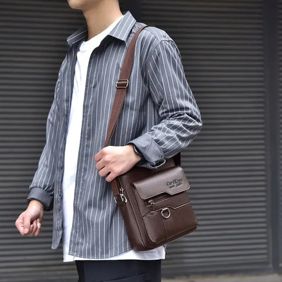 Bolso Bandolera de Negocios Grano de Lichi para Hombre - Image 3