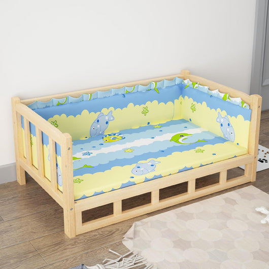 Cama de Madera para Perros - Diseño Veraniego Elevado - Image 7