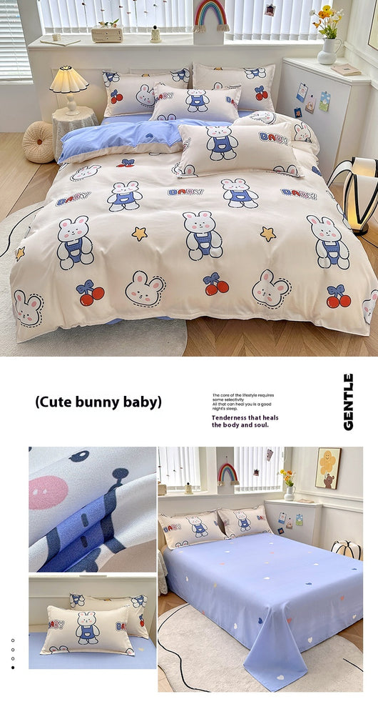 Sábanas de Algodón Puro Minimalistas para Cama - Image 34