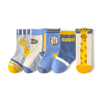 Calcetines Deportivos Cálidos de Algodón con Diseño Dinosaurio para Niño - Image 6