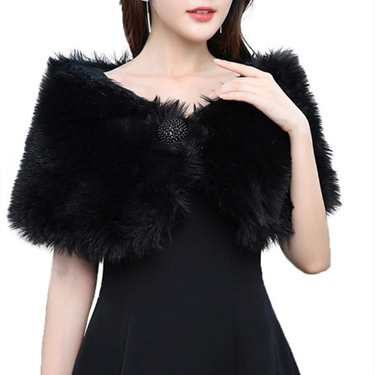 Chal Vestido de Piel de Conejo - Abrigo Cálido y Elegante - Image 5