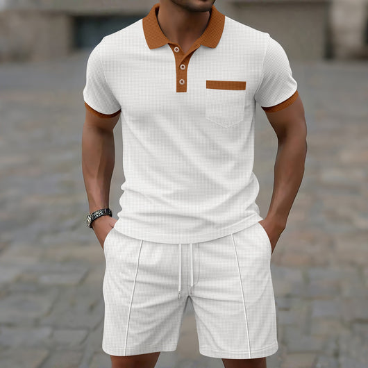 Traje de Hombre Textura Waffle con Solapa Italiana - Colección Verano - Image 4