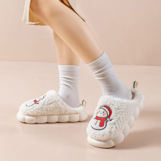 Pantuflas Snowman Térmicas para Pareja - Cómodas, Antideslizantes y Abrigadas - Image 19